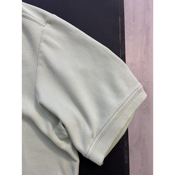 Tommy Bahama Large Adult Polo Shirt Green Short Sleeve Golf Tropical Logo Mens - Picture 4 of 9